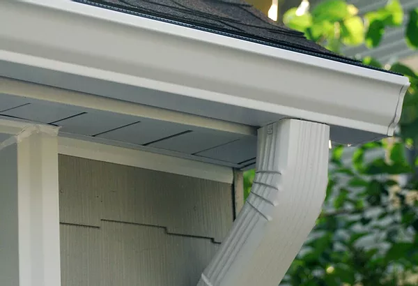 Bubble Soffit and Gutters