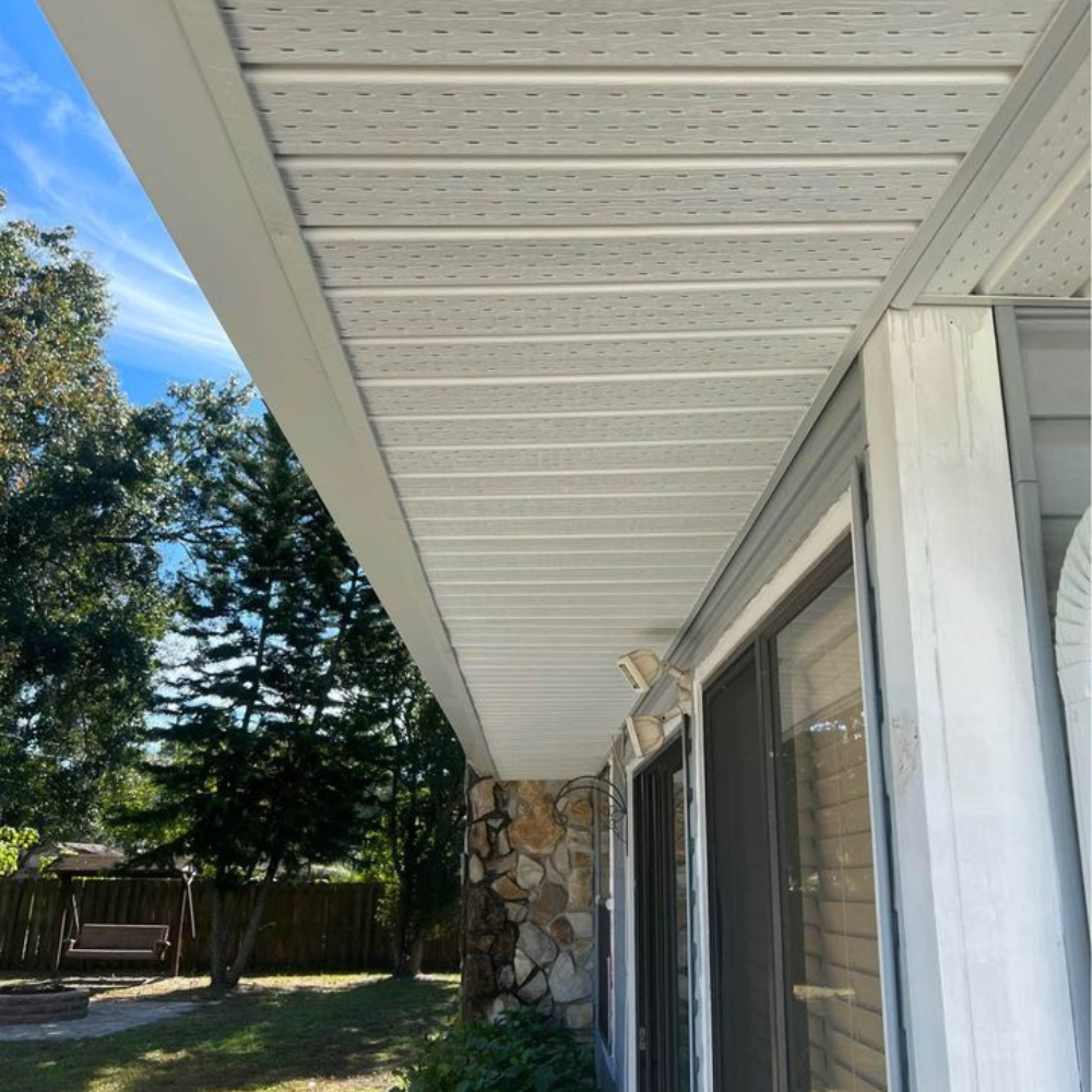 Bubble Soffit and Gutters